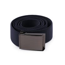 Sötétkék rugalmas textil öv