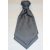 Ezüstszürke alapon fekete mintás francia nyakkendő