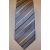 Szürke alapon világoslila és sötétlila csíkos selyem nyakkendő