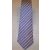 Lila alapon olajkék és fehér csíkos selyem nyakkendő