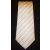 Fehér alapon szürke csíkos selyem nyakkendő
