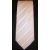 Világoslila alapon szürke és fehér csíkos selyem nyakkendő