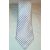 Fehér alapon királykék mintás selyem nyakkendő