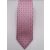 Rózsaszín alapon acélkék és sötétkék mintás selyem nyakkendő