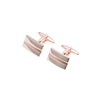 Rosé arany ródium díszített mandzsettagomb szett 