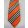 Narancssárga alapon fekete és fehér csíkos selyem nyakkendő