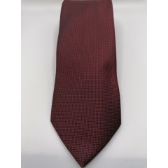 Bordó alapon fekete mintás selyem nyakkendő