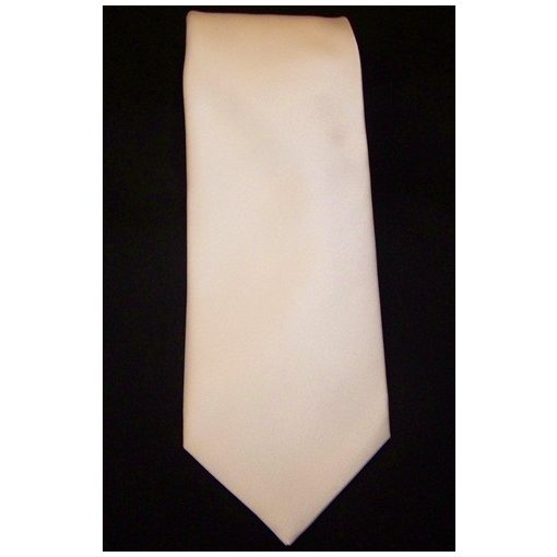 Fehér selyem nyakkendő