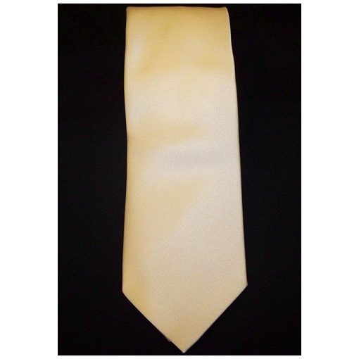 Sárga selyem nyakkendő