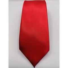 Piros selyem nyakkendő