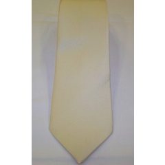 Krémszínű selyem nyakkendő
