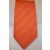Narancssárga, anyagában mintás poliészter nyakkendő